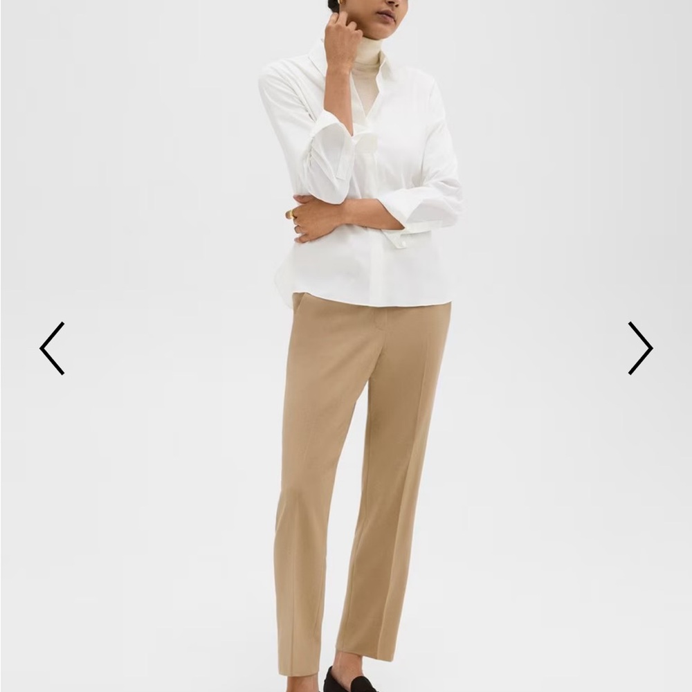 Theory Beige Women's Trousers